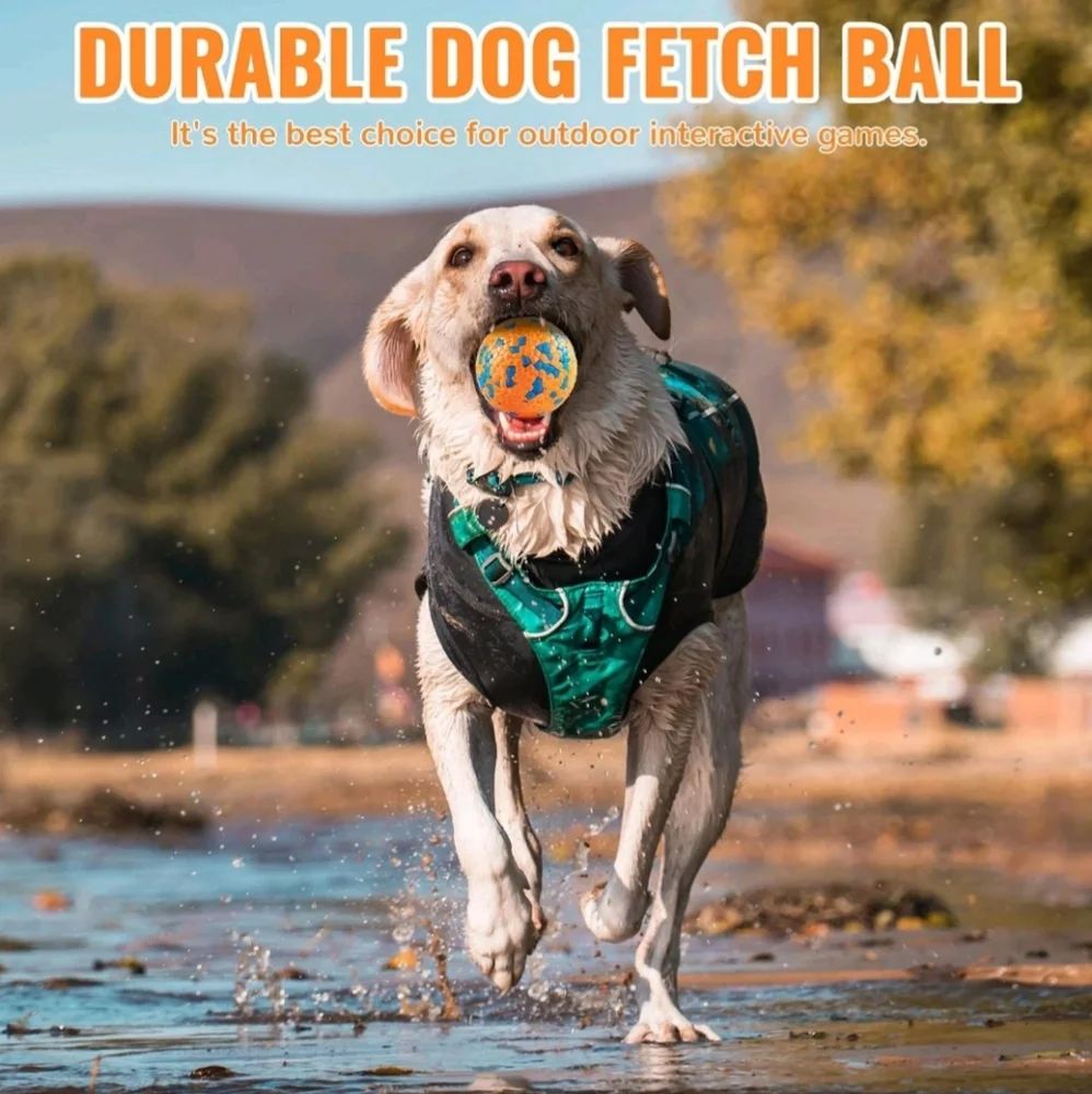 Chew Proof Dog Ball Dog Balls For Aggressive Chewers Floating Ball Fetch Toy
